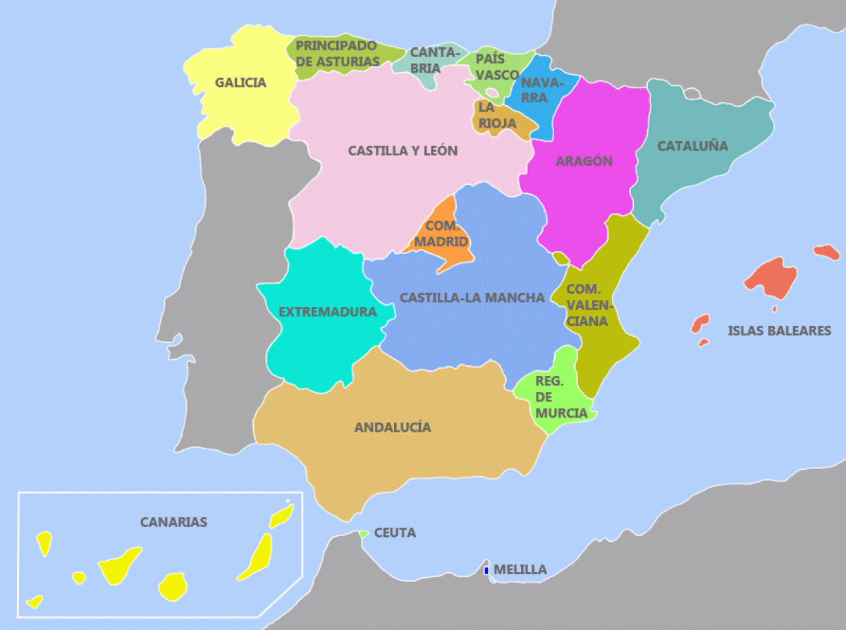 Mapa Espaa